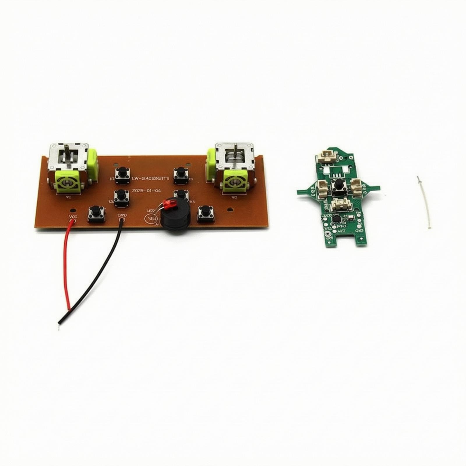Drone Battery - ชุดแผงวงจรควบคุมระยะไกลสำหรับโดรน รองรับการใช้งานกับอุปกรณ์หลากหลาย ชุดส่งสัญญาณและอุปกรณ์ติดตั้ง แผงวงจรส่งสัญญาณแบบ DIY พร้อมจอยสติ๊ก