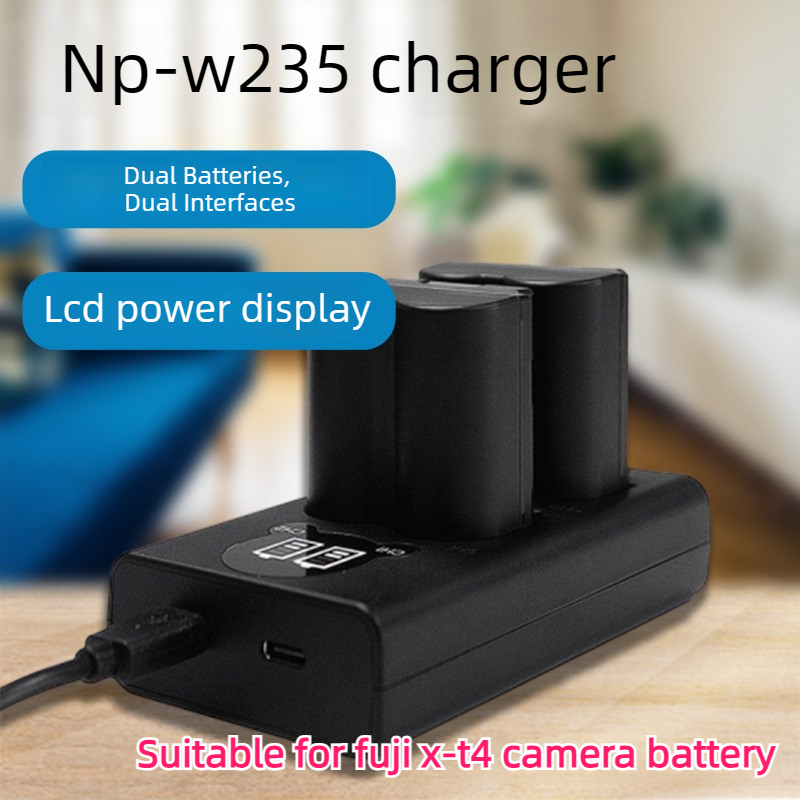 Drone With Camera - แบตเตอรี่ 2200mAh NP-W235 พร้อมจอ LCD และระบบชาร์จคู่