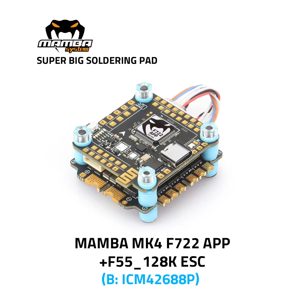 F722 Flight Controller - ชุดควบคุมการบิน Diatone MAMBA F722 APP MK4