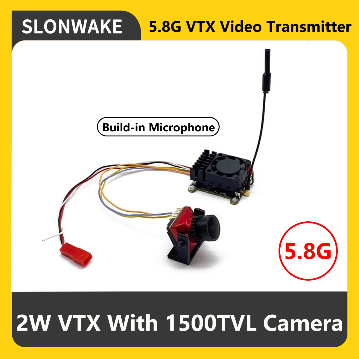 SLONWAKE 5.8G 2000mW FPV VTX ต - Rc Transmitter บทวิจารณ์และราคา