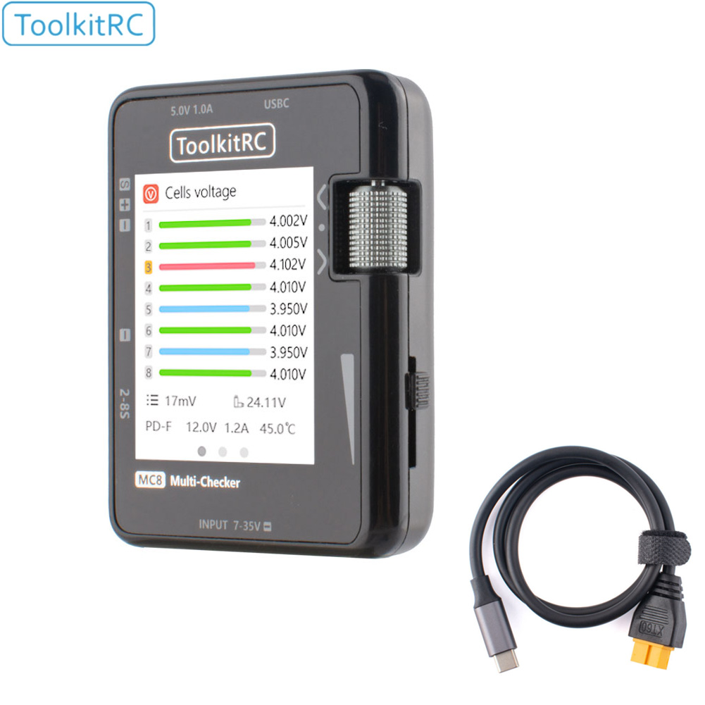 เครื่องตรวจสอบเซลล์ ToolkitRC  - Smoke Stopper บทวิจารณ์และราคา